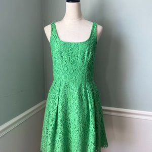 Shoshanna Green Lace Dress